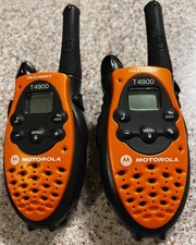 Motorola Talkabout T4900 2-Way Radio Poratable Walkie Talkie Set, MINT