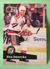1991-92 Pro Set - Ken Daneyko #139 French - New Jersey Devils