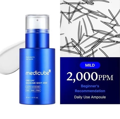 Medicube Zero Exsome Shot 2000 PPM Facial Serum, Liquid Skin Booster | 30ml
