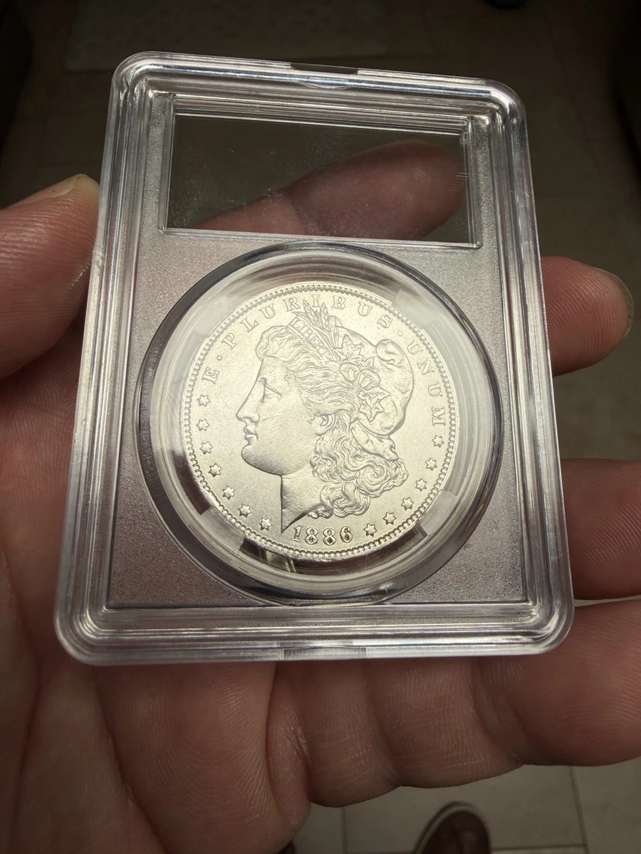 Circulated Silver 1886 Year Morgan US Dollars (1878-1921) for sale