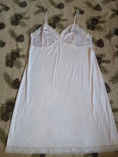 Vintage Vanity Fair Antron Nylon Full Chemise Lingerie Slip USA 40 Dupont 1960