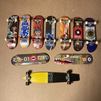 Lot of 10 Vintage Tech Deck Black Label Maple Firm Real VTG TM X Concepts 96mm