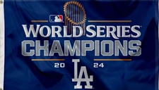 Los Angeles Dodgers Fans 3x5 FT Flag 2024 World Series Champions FAST CA SHIPPER