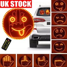 Finger Gesture Light with Remote LED Car Back Window Funny Sign Hand Light Gifts