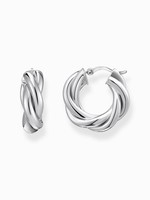 Thomas Sabo CR742-001-21 Bold - Silberne Creolen 20,0 Mm Verschlungenes Desig...