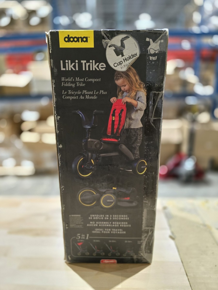 Liki Trike S3 折りたたみ式 赤　8/31まで Liki Trike S3 - Flame Red | Doona™ | 5 in 1 compact tricycle