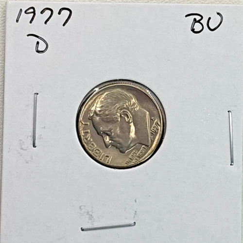 1977-D Roosevelt Dime BU (Brilliant Uncirculated) Denver Mint