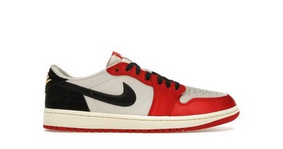 Jordan 1 Low OG x Trophy Room 'Rookie Card - Away' - Size 8.5 Uk / 9.5 Us