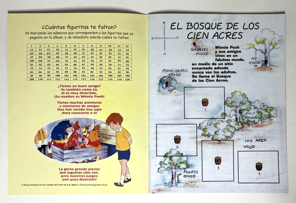 1997 ÁLBUM WINNIE THE POOH DISNEY Panini + Conjunto Completo 120/120 Adesivos Peru TIGGER - Imagem 3 de 4
