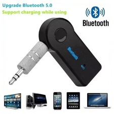 Wireless Bluetooth Car Audio Receiver Adapter 3.5 mm AUX Stereo Music Player