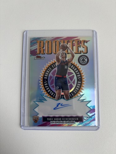 Topps 2025-26 Finest Rookie Auto Yanic Konan-Niederhauser RC Refractor RFA-YK
