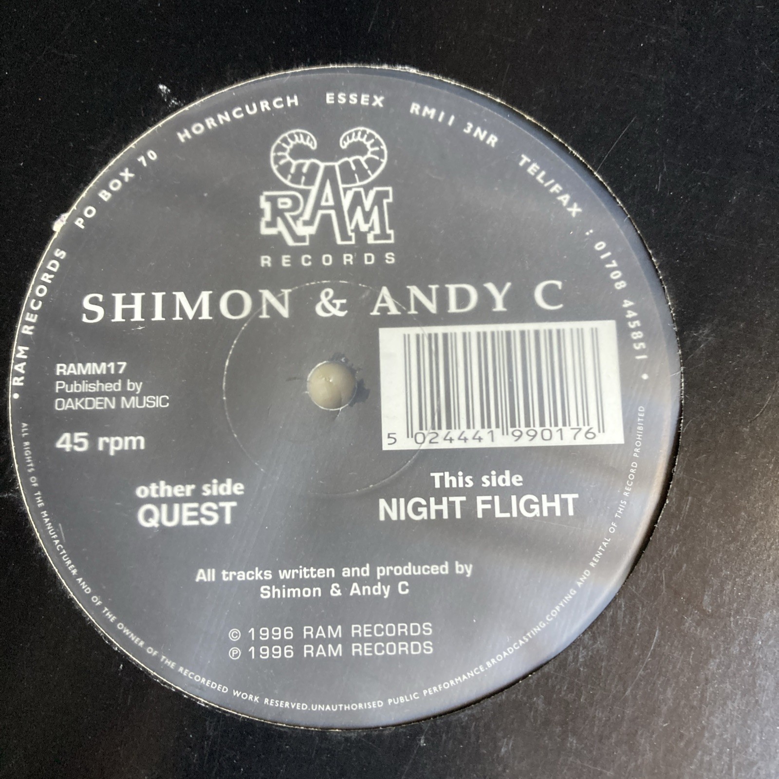 Shimon & Andy C - Quest / Night Flight 12" Vinyl