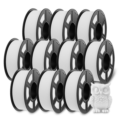 JAYO 10*1.1KG Matte PETG White High Speed 1.75mm 3D Filament High Flow Speedy