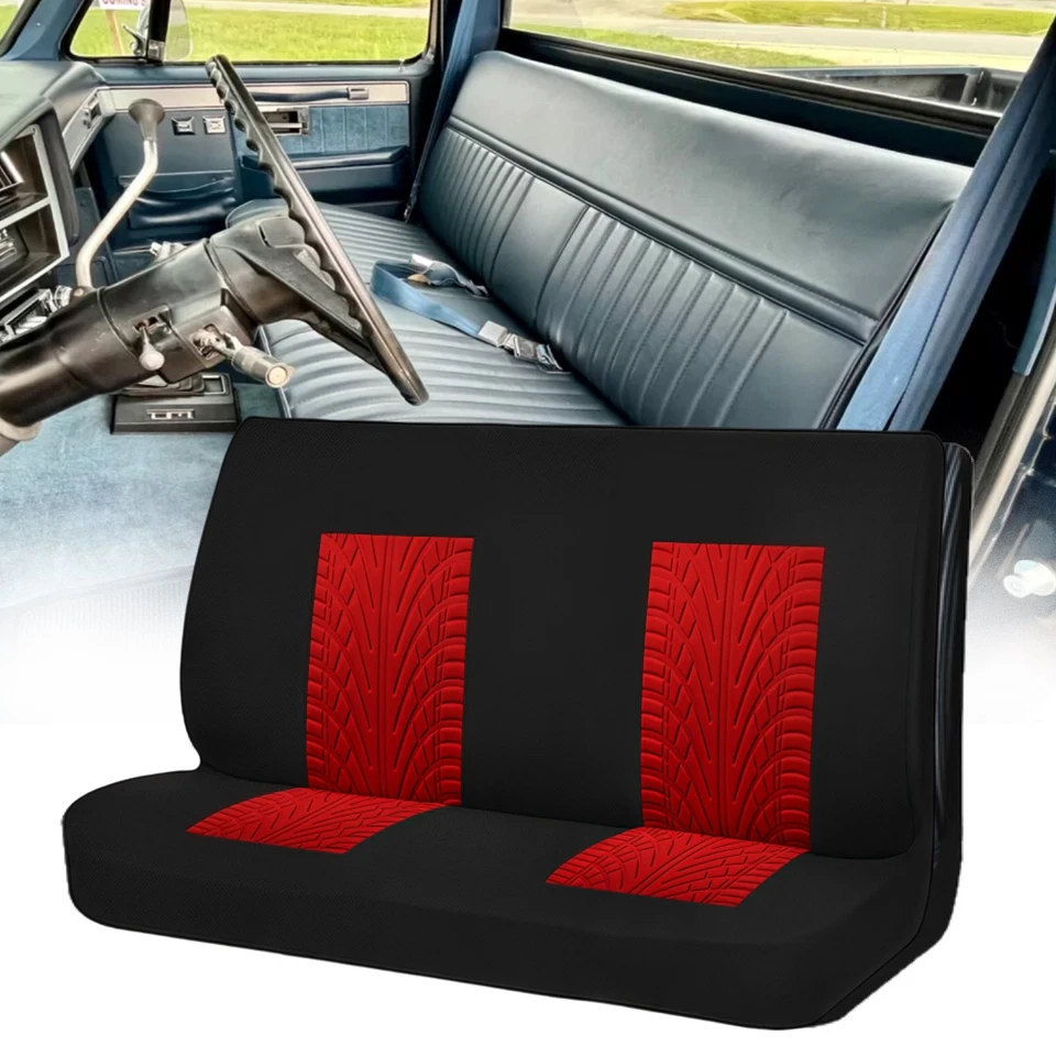Universal Bench Seat Cover Fits Ford, Chevy, Dodge, and Full Size Trucks SUV Car Foto 4 de 4