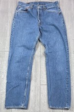 VTG Levis 501 Jeans Womens 32x30 USA Made Blue Denim Button Fly 80s 90s 30x30