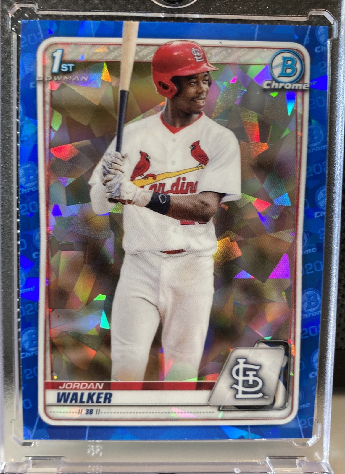 その他 2020 bowman draft sapphire jordan walker Jordan Walker 2020 Bowman Draft Sapphire Edition #BD-57 Chrome