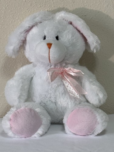Beverly Hills Teddy Bear Co White Bunny Rabbit Plush 2010