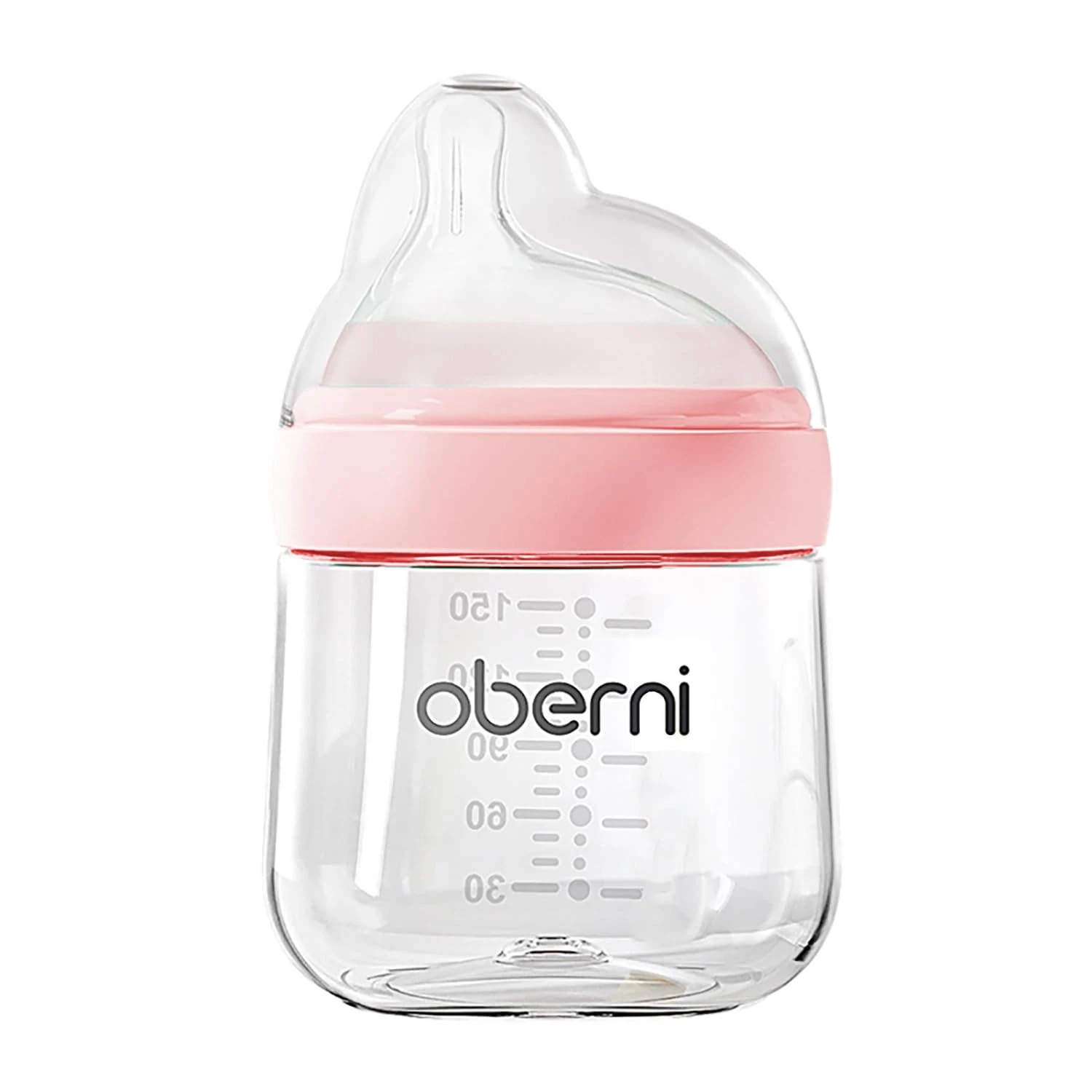 Baby Bottle OffCentered Natural Flow Nipple for 0+ Months Newborn Pink