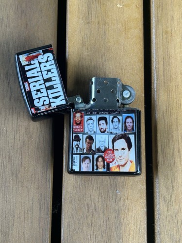 Personalized serial killer Lighter Vintage Cigarette Smoking Dog Logo - Picture 3 of 5