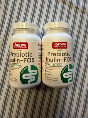 4X Jarrow Foru Inulin FOS powder, fiber powder from chicory root,