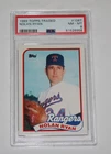 1989 Topps Traded Baseball Card #106T NOLAN RYAN Texas Rangers PSA 8 NM-MT