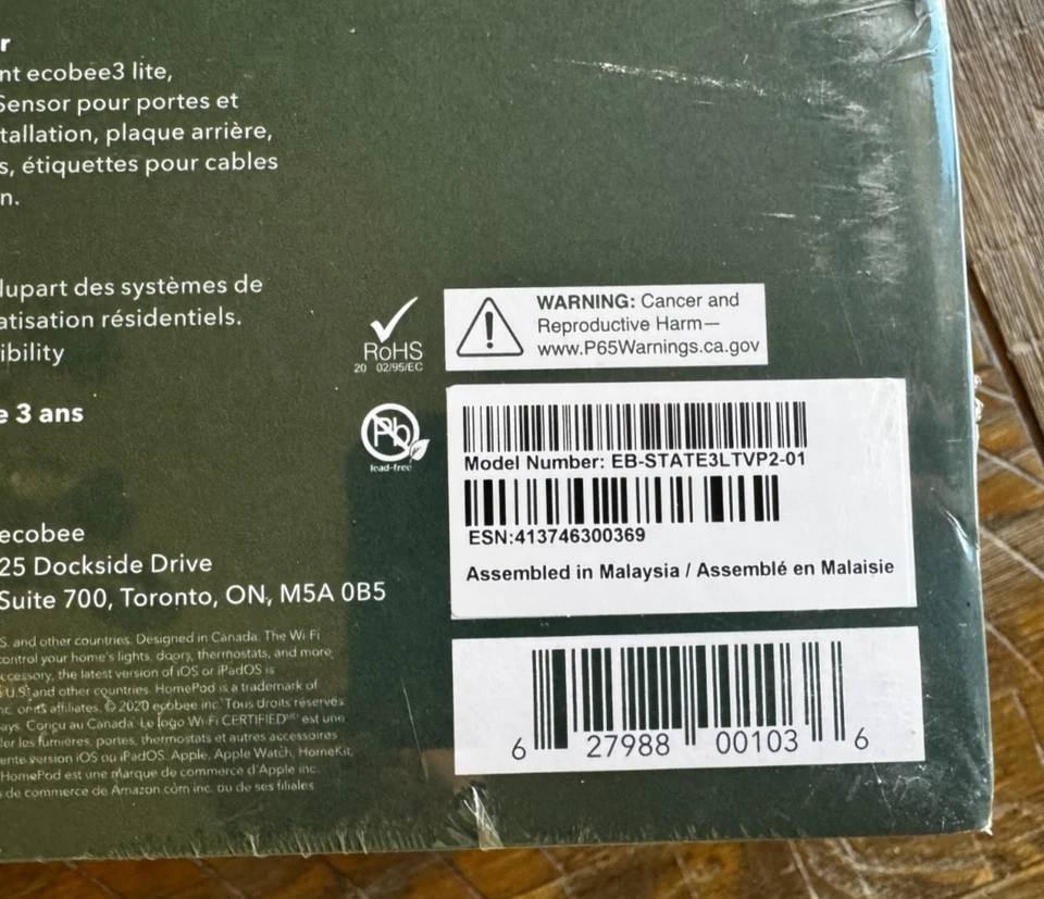 Ecobee3 Lite Smart Thermostat w/ 2 Whole Home Sensors EB-STATE3LTVP2-01 Costco - Image 4 of 4