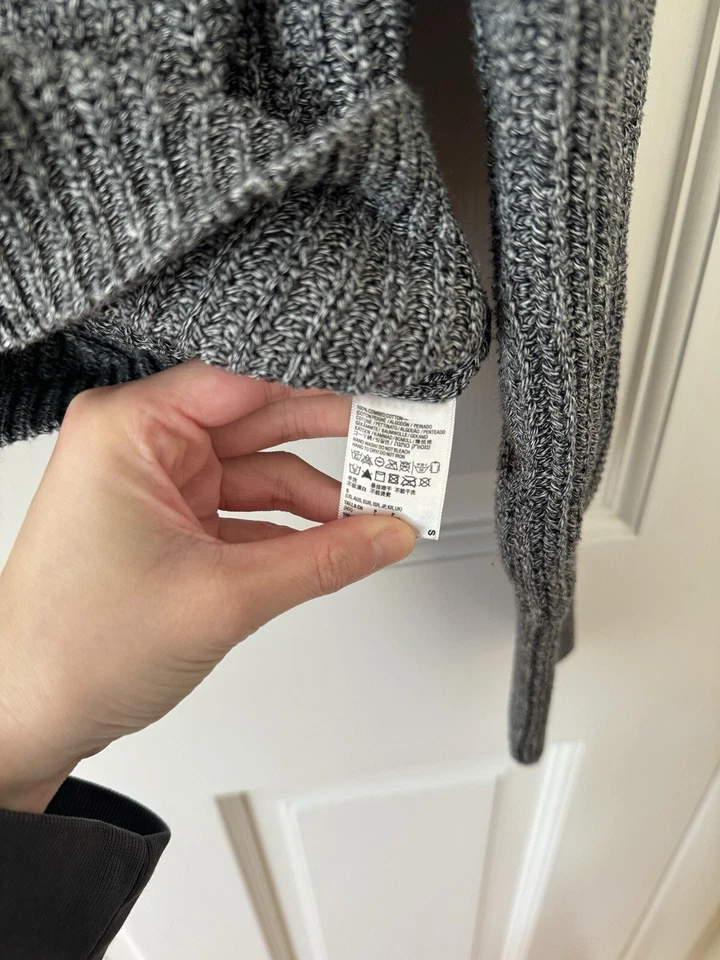 American Apparel 棉针织毛衣灰色 S 码 — 第 4/4 张图片