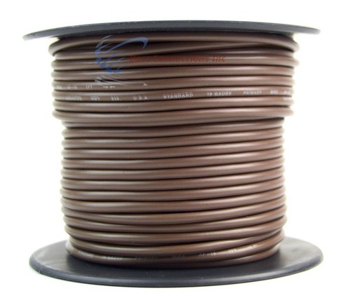 16 Gauge Car Audio Primary Wire (100ft–Brown)– Remote, Power/Ground Electrical - Picture 12 of 12