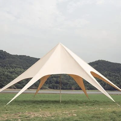 GOTRAYS Großer Raum Luxus Lotus Baumwolle Leinwand Belle Zelt Outdoor Camping