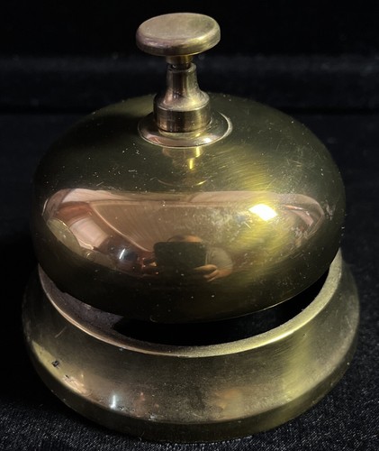 Recepción de servicio de hotel Bell de la ciudad de Nueva York vintage hecho en inglés - Imagen 3 de 6