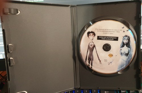 Dvd La Novia Cadaver Tim Burton Una Obra Maestra - Imagen 3 de 3