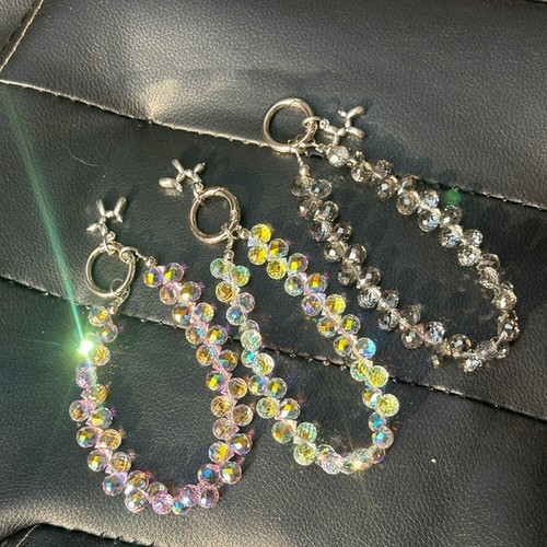 Wrist Chain Crystal Bead Phone Strap Mobile Phone Lanyard Women/Lady/Girl - Zdjęcie 8 z 20