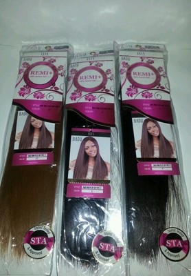 Badu Remi Plus Yaky Weaving 100 Human Hair Quality Straight