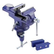 WORKPRO Bench Vise 2.5''Jaw Width Universal Table Vise with Magnetic Jaw Pads US