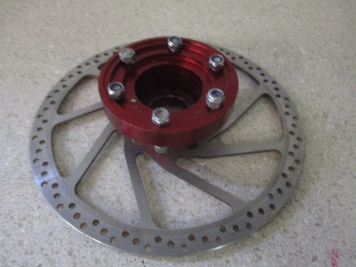 PITBIKE MINIMOTO FRONT BRAKE DISC ADAPTER FOR STOCK HUB SANO FAST50 BBR, M232 - Picture 3 of 9