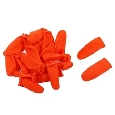 Disposable Latex Finger Cots 100pcs Anti-static Rubber Fingertips Protective