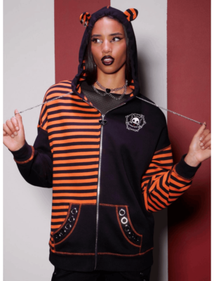Skelanimals Diego Bat Black & Orange Stripe Girls WIINGED