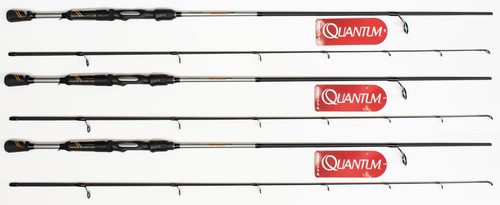 (LOT OF 3) QUANTUM THROTTLE II 6'6" MEDIUM 2 PC SPINNING ROD THS662MA 21-37559