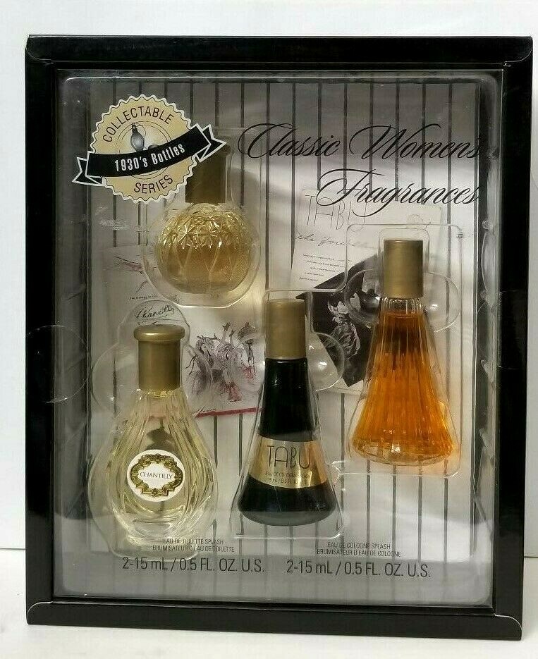 Classic Woman's Fragrances Gift Set - Tabu & Chantilly Perfume