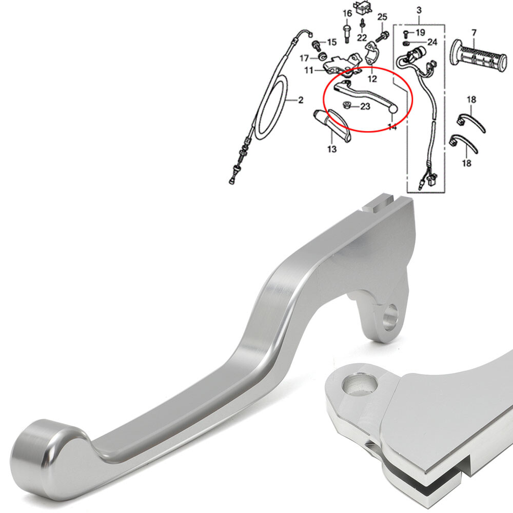 Left Hand Clutch Lever For Honda 2014-2023 CRF125 F CRF125FB 2022 - Foto 8