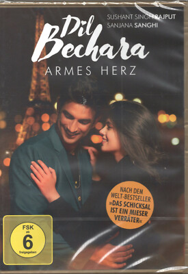 DIL BECHARA / ARMES HERZ - Bollywood DVD - Sushant Singh Rajput  