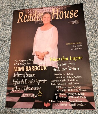 Reader's House Magazine Issue 44 books author digest feature Mimi Barbour 2024