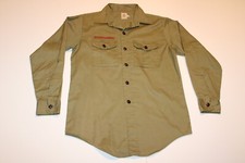Boy Scouts of America BSA Boys Youth Shirt Vintage Green Large No size