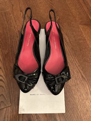 marc by marc jacobs patent leather slingback