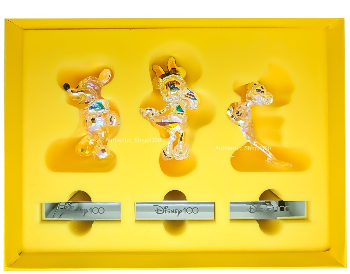 SWAROVSKI Aurora Borealis Disney 100th Mickey Mouse Minnie SWAROVSKI Aurora Borealis Disney 100th Mickey Mouse Minnie
