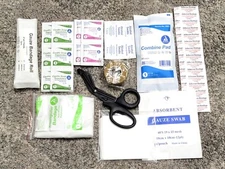 IFAK Individual First Aid Kit Refill, 30 Piece Emergency Medical Supplies