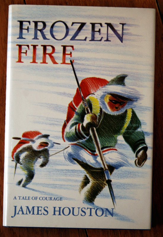 FROZEN FIRE by James Houston 1978 HC/DJ Survival Fiction ESKIMO Canada Arctic