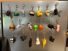 19 keychains - selling all together for one price.