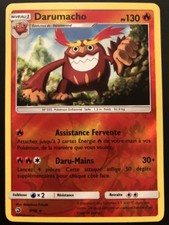 Carte Pokemon DARUMACHO 9/70 REVERSE Soleil et Lune 7.5 SL7,5 FR NEUF