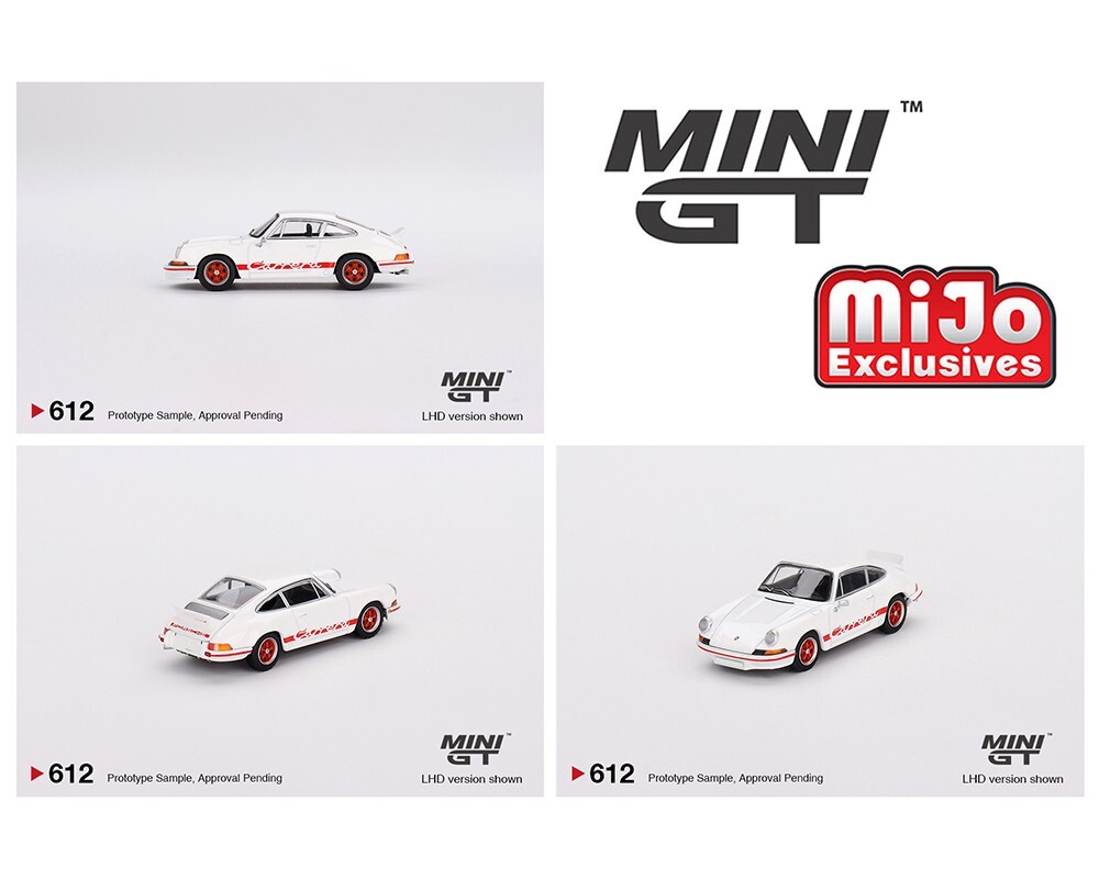 PORSCHE 911 CARRERA RS 2.7 GRAND PRIX WHITE 1/64 DIECAST MODEL BY